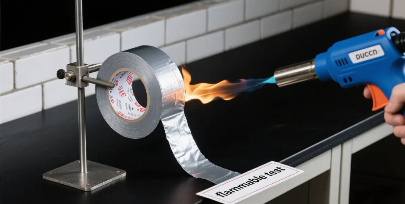 is duct tape flammable.webp